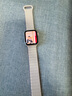 迪普爾蘋果手表表帶apple iwatch磁吸硅膠表帶適用于ultra/S9/8/7/6/5/SE回環(huán)式雙色星光橙38/40/41mm 曬單實拍圖