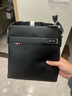 鷹歌袋鼠男士斜挎包高端單肩包便攜包頭層牛皮時(shí)尚休閑包大容量商務(wù)通勤包 黑色【頭層牛皮】送檢測報告+精品錢(qián)包 曬單實(shí)拍圖