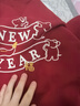 戴維貝拉（DAVE＆BELLA）中大童套頭衫小男孩冬裝上衣新年加絨男童衛(wèi)衣冬季新款兒童衣服 暗紅色【現(xiàn)貨】 140 cm（建議身高130-140cm） 曬單實(shí)拍圖