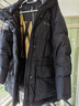 諾詩(shī)蘭秋冬戶(hù)外男女防跑絨保暖抗寒羽絨服防潑防油污高充絨【鵝絨】 純黑色-女 L 女170/男175 曬單實(shí)拍圖