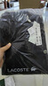 LACOSTE法國鱷魚(yú)男裝百搭純色立領(lǐng)拉鏈針織開(kāi)衫外套|AH1957 031/黑色 XL 6 曬單實(shí)拍圖