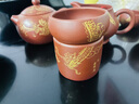 瑯庭琊坊 宜興紫砂壺功夫茶具套裝純手工原礦大紅袍西施壺套裝家用整套泡茶器禮盒裝 祥龍戲珠西施一壺4杯+1主人杯+1茶漏+1公道杯 曬單實拍圖