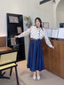 百田森 PETINSON頭層牛皮女鞋氣質(zhì)單鞋女2025春季新款工作鞋真皮方頭白色高跟鞋 米白色 35 曬單實(shí)拍圖