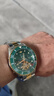 歐品客瑞士認證品牌緑水鬼手表男機械表全自動(dòng)男士手表夜光防水鏤空男表 歐品客-3229-鋼帶間綠 曬單實(shí)拍圖