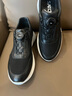 沙馳（SATCHI）男鞋春季新款網(wǎng)面運動(dòng)休閑皮鞋旋轉扣軟底軟面增高免系帶 黑色 40 比運動(dòng)鞋偏大一碼 曬單實(shí)拍圖