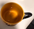 餐將軍浮雕小貓杯子女生高顏值馬克杯可愛創(chuàng)意情侶水杯陶瓷辦公室咖啡杯 萌趣小黑貓（橘色）1個380ml 曬單實拍圖