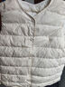 雅鹿新款兒童羽絨馬甲男童女童寶寶羽絨背心小學(xué)生輕薄羽絨服內膽內穿 白色 170 曬單實(shí)拍圖