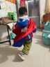 ULTRAMAN奧特曼衣服賽羅加絨加厚保暖套裝男童秋冬款蜘蛛俠萬(wàn)圣節兒童棉服 升級【賽羅】冬裝加絨套裝+披風(fēng) 120 cm 曬單實(shí)拍圖