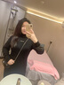 哥弟真的好（GIRDEAR）女裝字母羊毛羊絨針織收腰連衣裙A500216 A500231 黑-加長 L (4) 曬單實拍圖