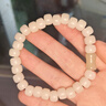 妍韻珠寶8x6mm白玉菩提手串節節高升和田玉竹節文玩手串盤(pán)玩男女士款手鏈 和田玉竹節白玉菩提手串 曬單實(shí)拍圖