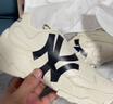 MLB官方男女老爹鞋厚底增高運動(dòng)休閑鞋子 3ASHC104N-50BGS 245 曬單實(shí)拍圖