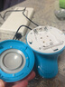 安尚小型三腳按摩器無線充電電動蘑菇按摩棒迷你震動便攜USB數(shù)據(jù)線頸肩頸椎腰腿全身手持壓三角按摩儀 升級款 USB插電/電池 藍(lán) 曬單實拍圖