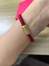 巫記朱砂軟管手鐲diy本命年亞克力男女手環(huán)透明空心管手鏈加粉紫金沙 紫砂手鐲【120斤-145斤】 曬單實(shí)拍圖