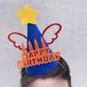倍歡喜 生日帽子派對(duì)男孩女孩兒童生日裝飾拍照?qǐng)鼍安贾玫谰?小翅膀生日帽子3個(gè)裝 曬單實(shí)拍圖