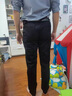 AKALIN NIE春夏季新款彈力免熨燙西裝褲男士商務(wù)休閑褲子修身百搭直筒正裝褲 黑色【一條裝】【款】 常規(guī) 32 腰圍【2尺5】 曬單實拍圖