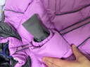 保姆鵝 兒童羽絨服寶寶短款白鴨絨卡通女童保暖冬季防風(fēng)外套 小豬粉 110 曬單實(shí)拍圖