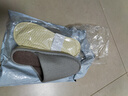 果洛菲（GUOLUOFEI）日式軟底無(wú)聲秋冬季棉拖鞋男女家用防滑室內(nèi)居家用 咖啡色 42-43  曬單實(shí)拍圖