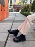 康奈女士單鞋新款潮流皮鞋氣質(zhì)舒適增高休閑女鞋樂(lè )福鞋18252021 黑色 35 曬單實(shí)拍圖