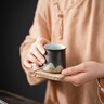 蘇氏陶瓷（SUSHI CERAMICS）手繪山水畫功夫茶具提梁壺茶具套裝1壺6杯禮盒裝J0564 曬單實(shí)拍圖