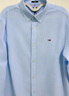 TOMMY JEANS【棉麻混紡】25新款春夏男裝純色休閑中性簡約襯衫外套20875 淡藍(lán)色C3Q L 曬單實(shí)拍圖