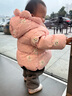 巴拉巴拉嬰兒羽絨服男童冬季女童短款外套花朵造型2024甜美萌208424107233 曬單實(shí)拍圖