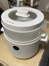 Bambetel班貝特德國品牌電燉鍋陶瓷隔水燉盅廚房多功能全自動(dòng)煲湯鍋嬰兒輔食做飯燉湯燉肉烹飪煮粥鍋 大燉盅+3小膽+蒸籠2-4人30cm 2.5L 曬單實(shí)拍圖