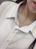 梵哲詩(shī)正品和田玉小杏運(yùn)平安扣項(xiàng)鏈女士生日七夕情人節(jié)禮物送女朋友老婆 和田玉平安扣項(xiàng)鏈+高定珠寶禮盒 曬單實(shí)拍圖