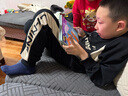 李寧童裝兒童運動(dòng)套裝男小大童柔軟寬松舒適套頭衛衣套裝140YWEV031-1 曬單實(shí)拍圖