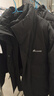 森馬棉服男設(shè)計(jì)感假兩件冬外套厚款保暖立領(lǐng)棉衣時(shí)尚繡花 黑色90001 165/84A/S 曬單實(shí)拍圖