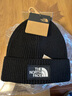 the North Face 【JD物流直達(dá)】美版LOGO男女防風(fēng)保暖針織毛線帽Beanie JK3-黑色 one size 曬單實拍圖