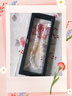 AWE粉色水晶串珠小花項(xiàng)鏈女生送閨蜜甜酷小眾藍(lán)色鎖骨頸鏈Choker 粉色（37+5cm） 曬單實(shí)拍圖