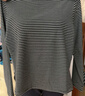 初申 春秋厚長(cháng)袖T恤女條紋半高領(lǐng)百搭保暖打底衫上衣S144S3004 曬單實(shí)拍圖