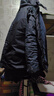 保羅歌仕頓棉服男士秋冬季加絨加厚防寒沖鋒衣工作連帽大碼外套夾克棉服男裝 2826黑色 3XL 曬單實(shí)拍圖