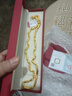 金昌祥999足金時(shí)尚六角圓柱圓珠男士黃金項鏈 大氣奢華顯粗圓柱男款項鏈 鏈長(cháng)50CM金重23.48g 曬單實(shí)拍圖