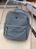 睿昂雙肩包女2025新款潮時(shí)尚牛津布背包夏天女神節帆布包輕便旅行書(shū)包 冰川灰 曬單實(shí)拍圖
