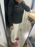 百圖betu女裝冬季新款毛衣可立領(lǐng)可翻領(lǐng)時尚針織毛衫女2410T30 灰色 L 曬單實拍圖