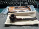 沙芬（SAVINELLI）意大利進(jìn)口手工煙斗克拉克摯愛(ài)石楠木長(cháng)桿煙嘴閱讀煙斗男士禮物 【Bing的摯愛(ài) 長(cháng)桿閱讀斗 直式】 曬單實(shí)拍圖