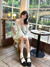 ZHR單鞋女復(fù)古拼色瑪麗珍鞋可愛(ài)日系jk鞋百搭皮鞋厚底女鞋KN28米黑37 曬單實(shí)拍圖