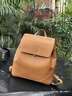 BAGTREE包包樹(shù)采風(fēng)雙肩包女2025年新款大容量通勤書(shū)包真皮女士旅行包背包 橡果色 高級小眾 曬單實(shí)拍圖