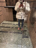 蔻馳（COACH）【禮物】奧萊女士聚酯纖維短款腰帶冬季戶外羽絨服外套保暖服加厚 奶油色 S 曬單實拍圖