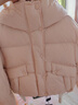 RE'VAN芮范2024冬季新品設(shè)計師款少女感粉色短款羽絨服RM90501236 粉紅色 XS/34 曬單實拍圖