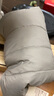 無(wú)印良品（MUJI）女式 便攜式 無(wú)領(lǐng)馬甲 羽絨背心 羽絨服 淺米色3A XL  曬單實(shí)拍圖