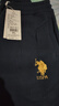 U.S. POLO ASSN.運動(dòng)褲加絨男士休閑褲冬季保暖男褲寬松衛褲保羅褲子 藏青（束 XL 曬單實(shí)拍圖