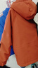 鴨鴨（YAYA）羽絨服男士短款2025冬季新款休閑加厚情侶學(xué)生防寒保暖時(shí)尚外套YX 砂巖紅色 S /165 曬單實(shí)拍圖