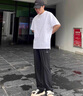 李寧運動(dòng)褲男速干直筒褲子夏季新款休閑褲冰絲薄款跑步寬松羽毛球長(cháng)褲 【速干冰絲】黑色直筒-口袋拉鏈 XL /180 (150-165斤) 曬單實(shí)拍圖