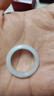 TIMESWIND翡翠玉戒指白色男女款對戒玉石指環(huán) 翡翠白玉戒指 19mm 曬單實拍圖