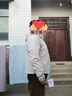 坦博爾羽絨服女短款連帽戶外防風(fēng)保暖三合一夾克外套560320D奶油淺米165 曬單實拍圖