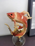 廣贊萊新中式魚(yú)擺件富貴有余琺瑯彩錦鯉家居客廳好運(yùn)寓意裝飾品 富貴有余 曬單實(shí)拍圖