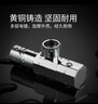 潛水艇（Submarine）全銅角閥 加厚三角閥套裝冷熱通用馬桶熱水器用4分進(jìn)出水陶瓷閥芯 黃銅角閥【7只】4分出水 曬單實(shí)拍圖