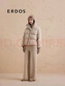 ERDOS 分指可觸屏貼畫(huà)裝飾保暖針織女手套 大地駝 25cmX9.5cm 曬單實(shí)拍圖
